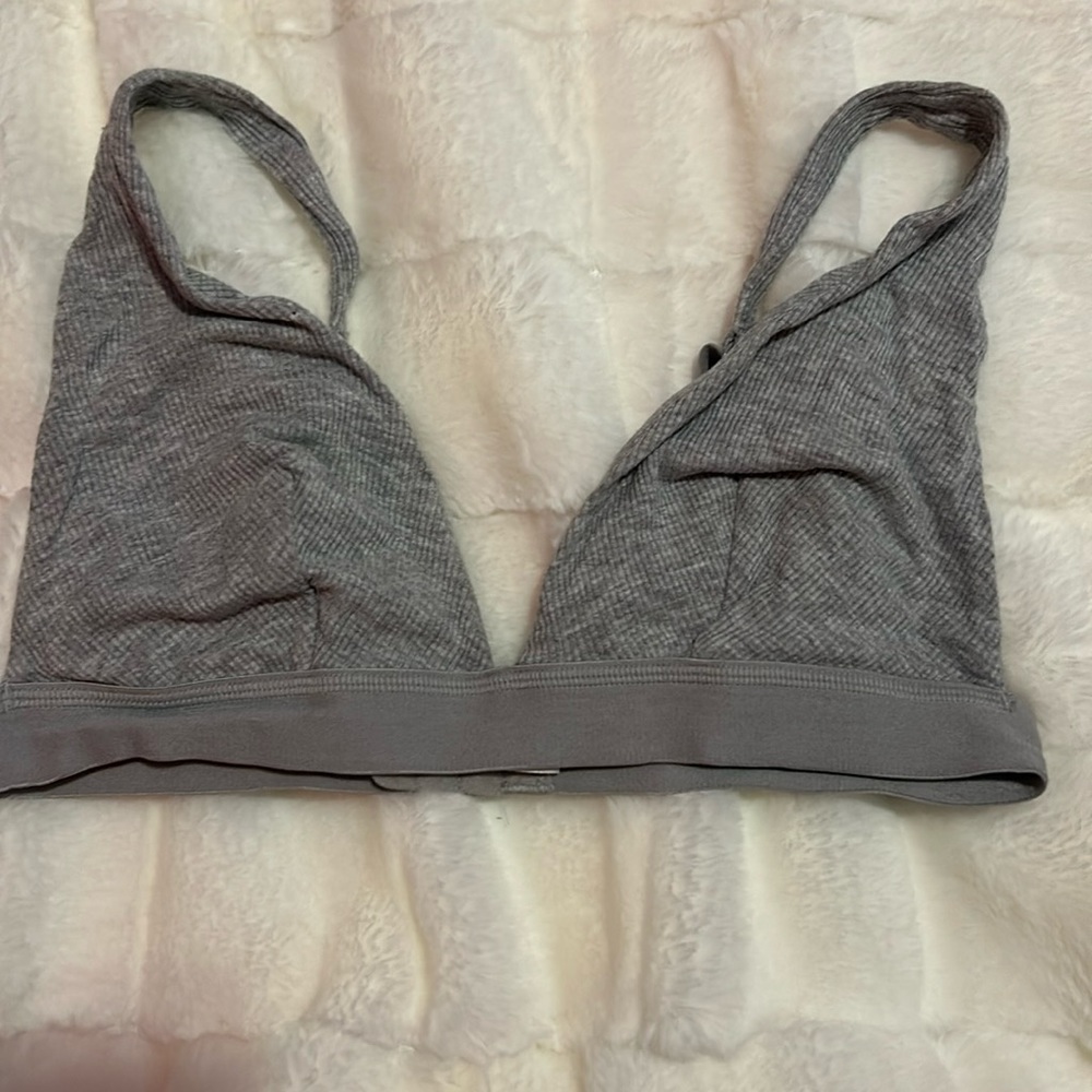 grey lounge bra